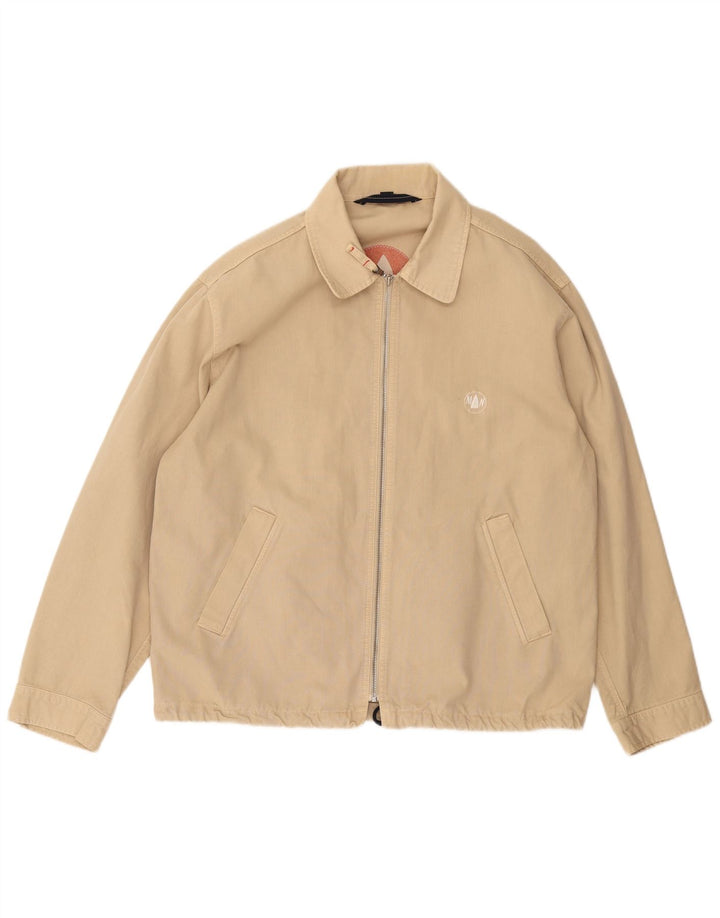 MURPHY & NYE Chaqueta bomber para hombre UK 40 Grande Algodón beige