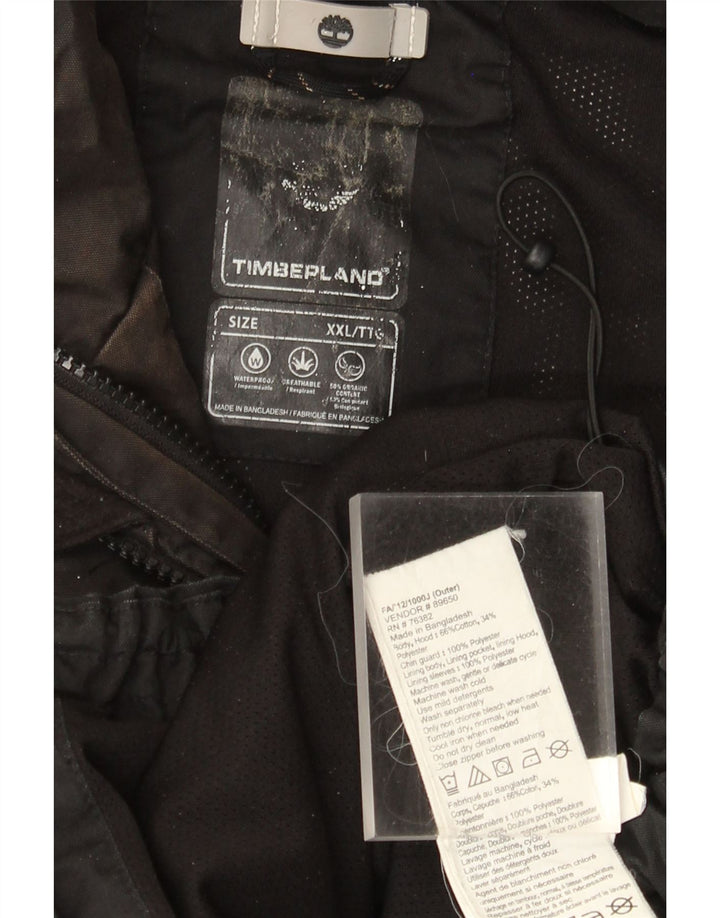 Timberland Chaqueta cortavientos para hombre UK 44 2XL Algodón negro