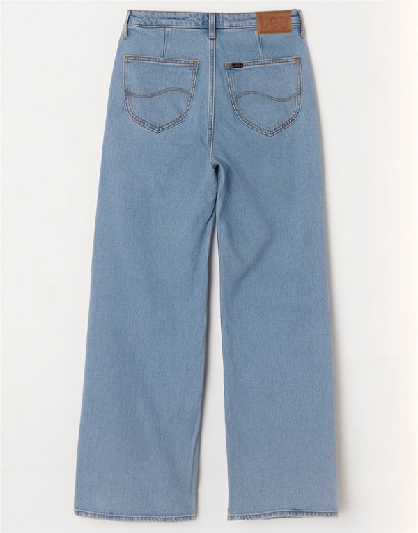 Vaqueros Lee De Pierna Ancha Stella Para Mujer W29 L31 Algodón Azul