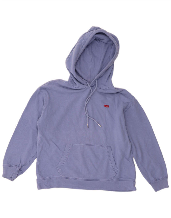 Levi's Jersey con capucha holgado para mujer Reino Unido 44 Algodón azul medio
