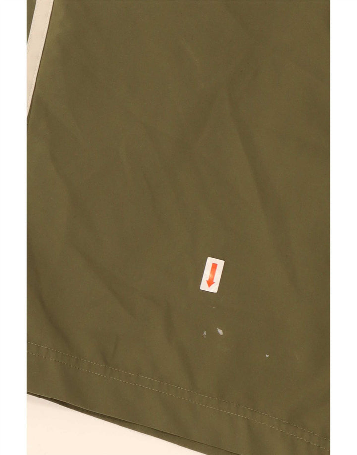 Adidas - Pantalones cortos deportivos para hombre, talla grande, color caqui, poliéster