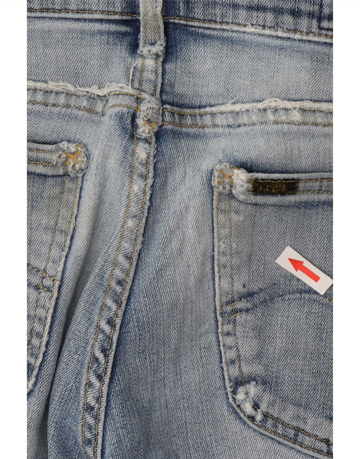 Pantalones cortos de mezclilla desgastados REED para mujer Lee W34 Algodón azul grande