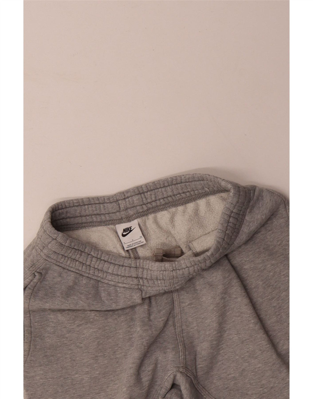 NIKE Hombre Pantalones de Chándal Joggers Small Gris Algodón