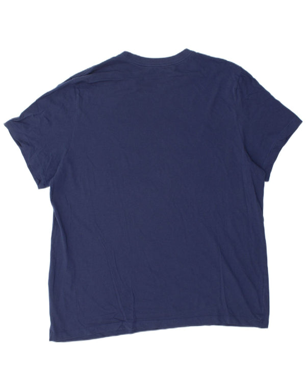 Nike Camiseta gráfica para hombre Top 2XL Azul marino Algodón