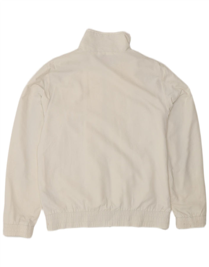 KAPPA Hombre Chándal Top Chaqueta Pequeña Poliéster Blanco