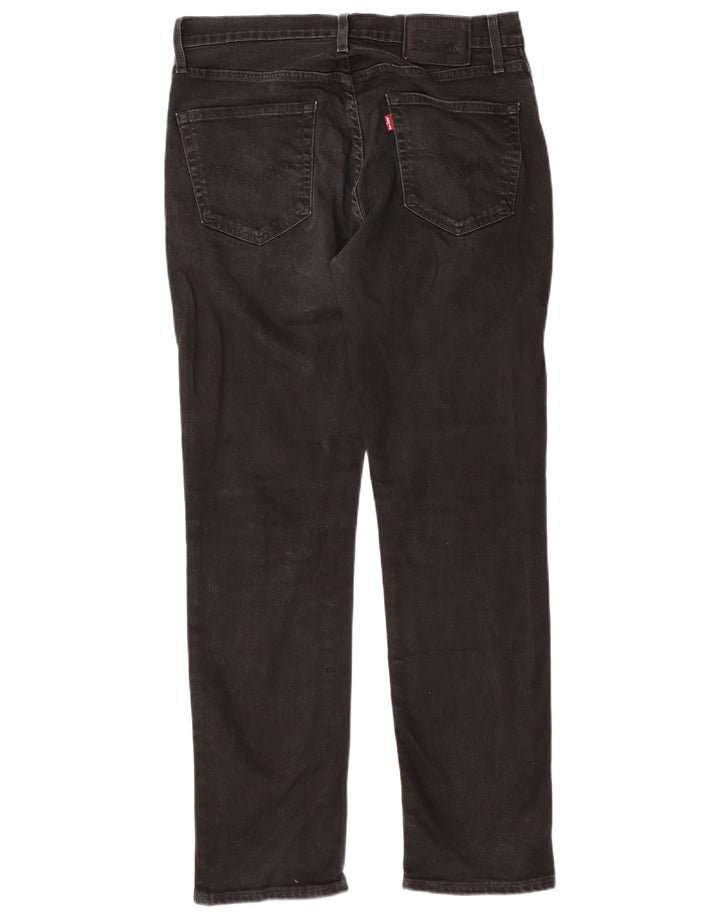 LEVI'S Vaqueros ajustados para hombre W32 L30 Algodón negro