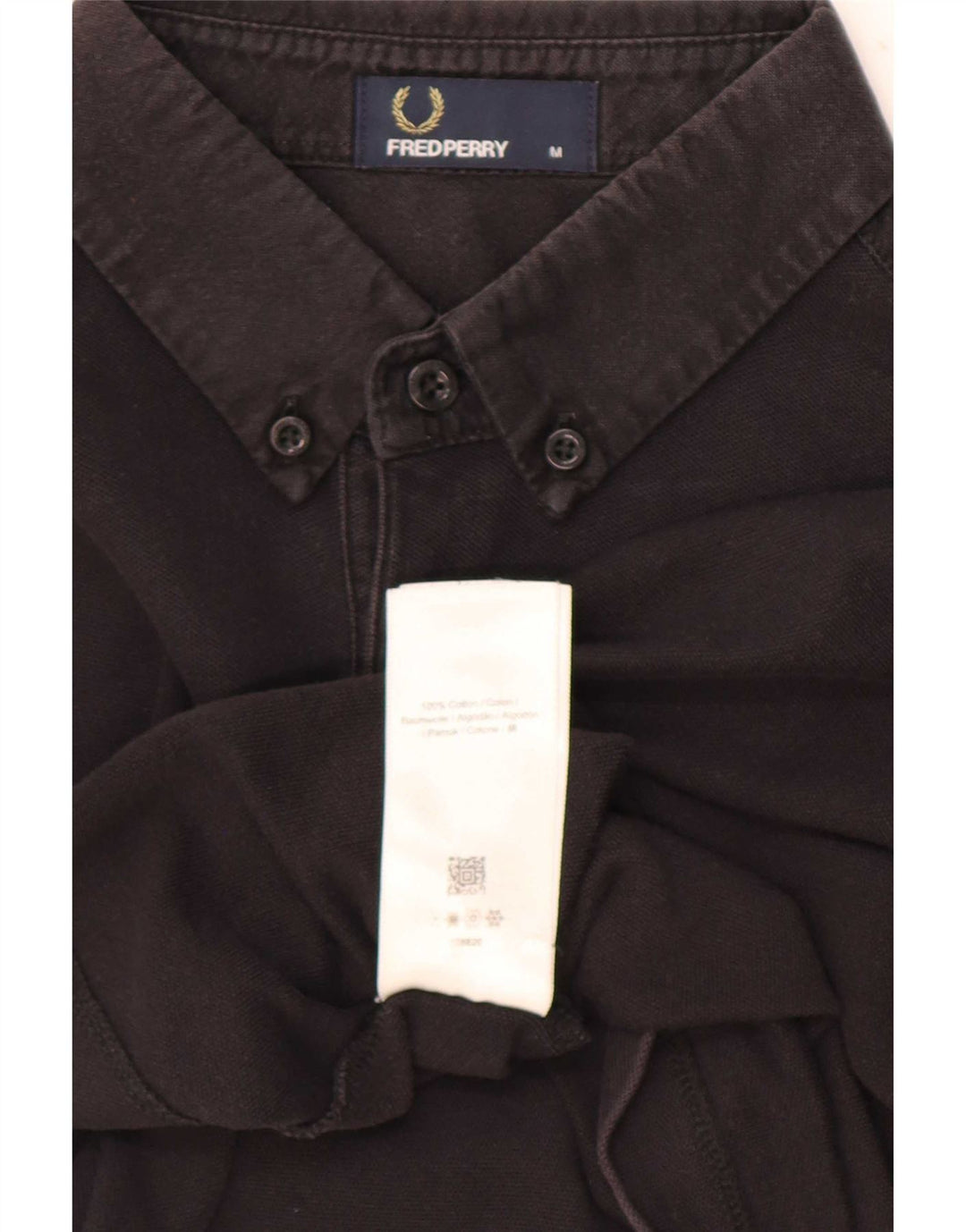 Polo Fred Perry Hombre Algodón Negro Medio