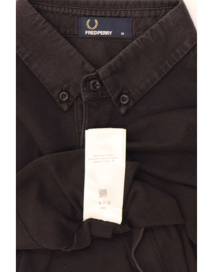 Polo Fred Perry Hombre Algodón Negro Medio