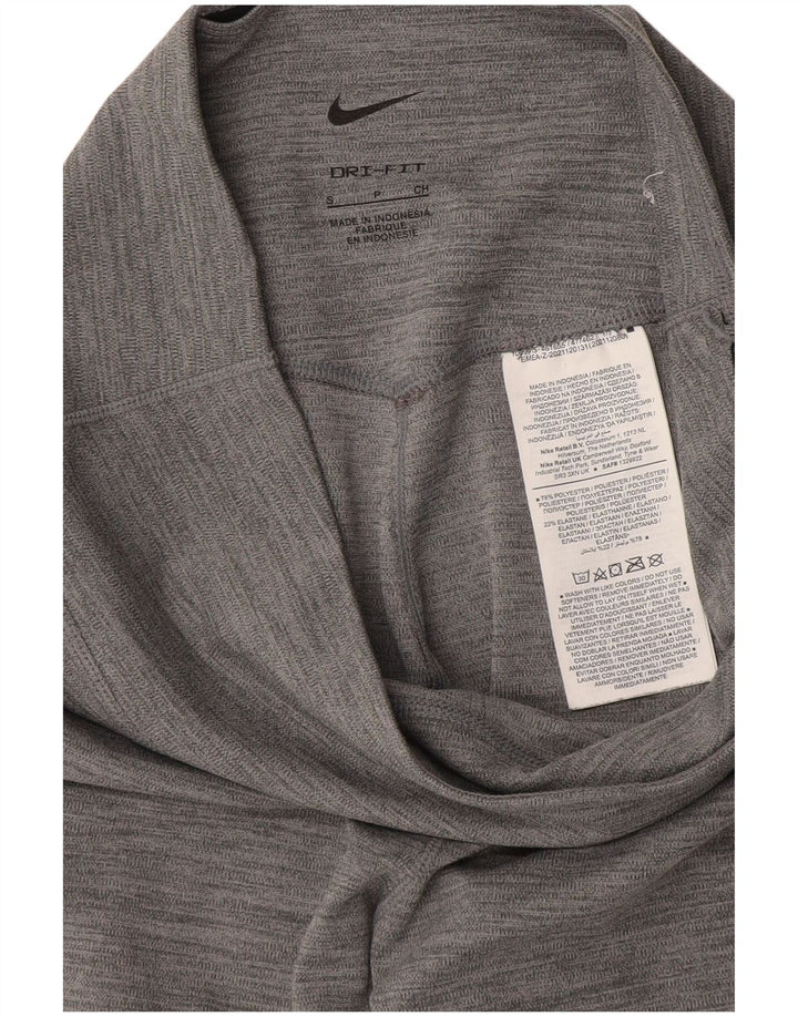 Nike - Leggings Dri Fit para mujer (talla 8), poliéster moteado gris pequeño