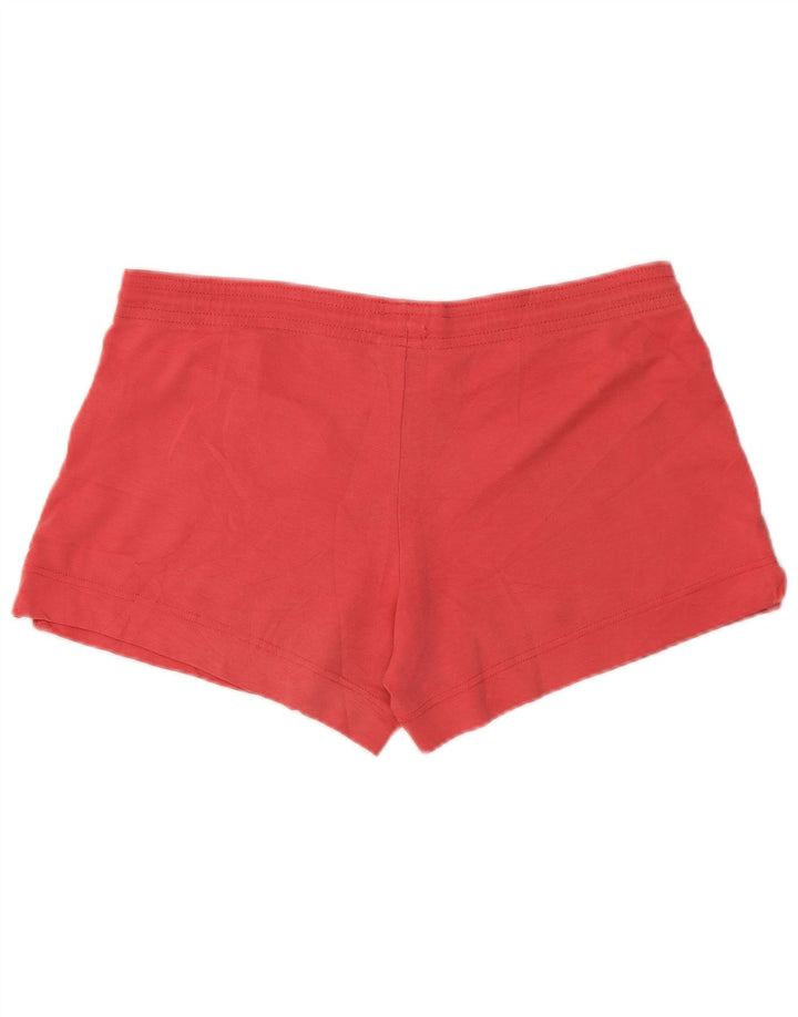 Nike - Pantalones cortos deportivos para mujer, talla 12/14, algodón rojo mediano