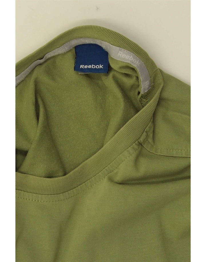 Camiseta Reebok Hombre Top Medium Verde Algodón