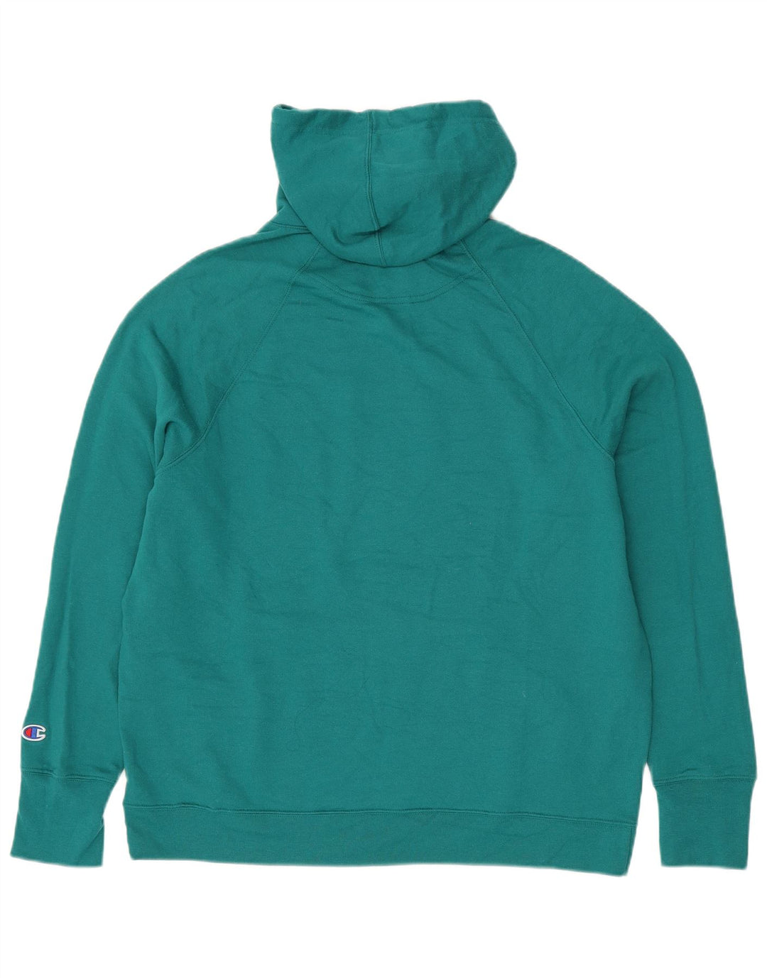 CHAMPION Jersey con capucha gráfico extragrande para mujer UK 18 XL Algodón verde