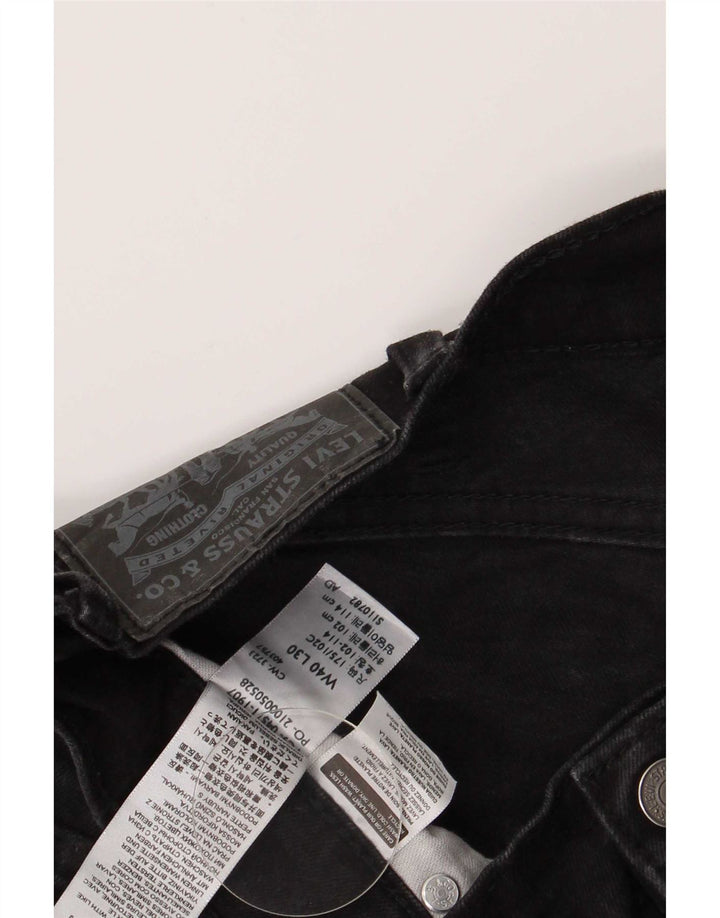 Levi's Hombre 511 Slim Jeans W40 L30 Algodón Negro
