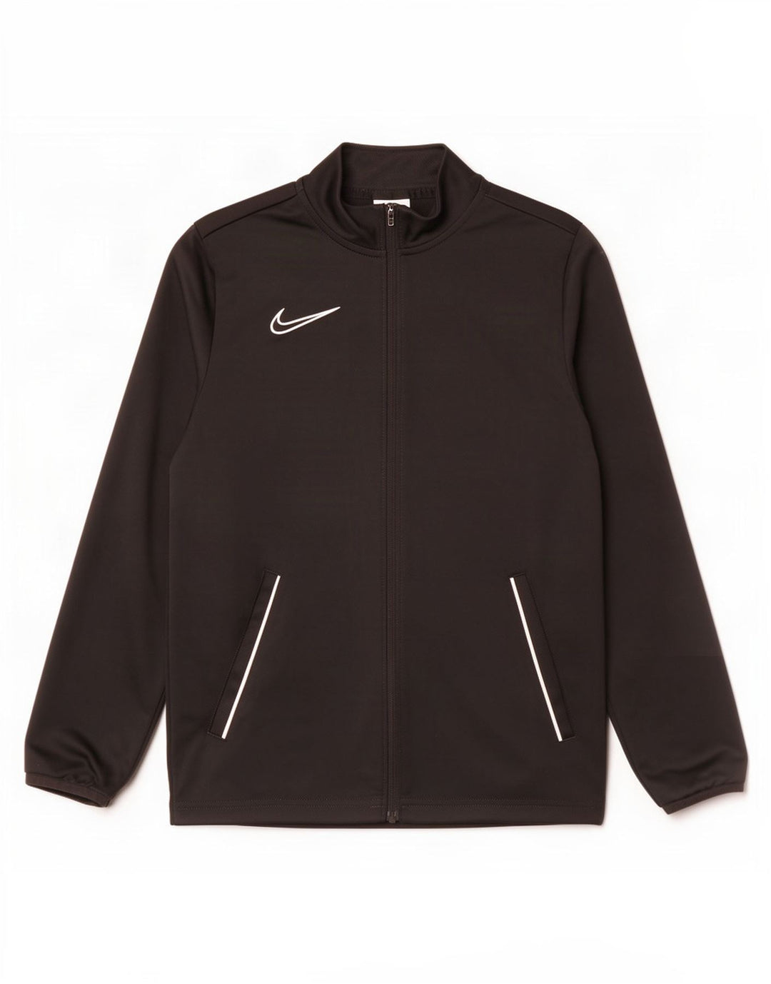Nike Boys Dri Fit Chándal Top Chaqueta 12-13 años Grande Negro Poliéster