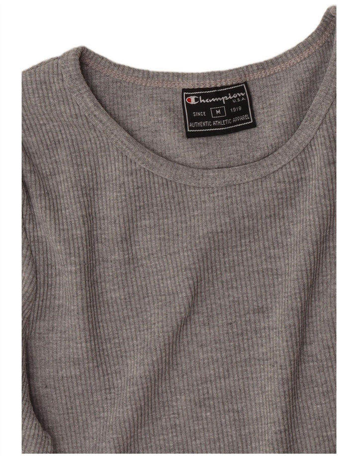 Champion Mujer Top Manga Larga UK 44 Gris Medio