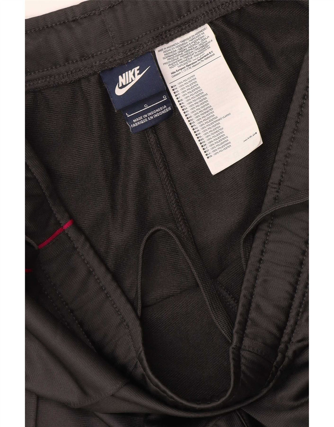 Nike - Pantalones de chándal para mujer, talla 40, poliéster gris grande