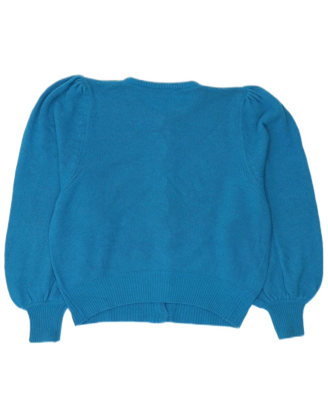 Batuffolo Suéter tipo cárdigan extragrande para mujer UK 10 Small Blue Angora