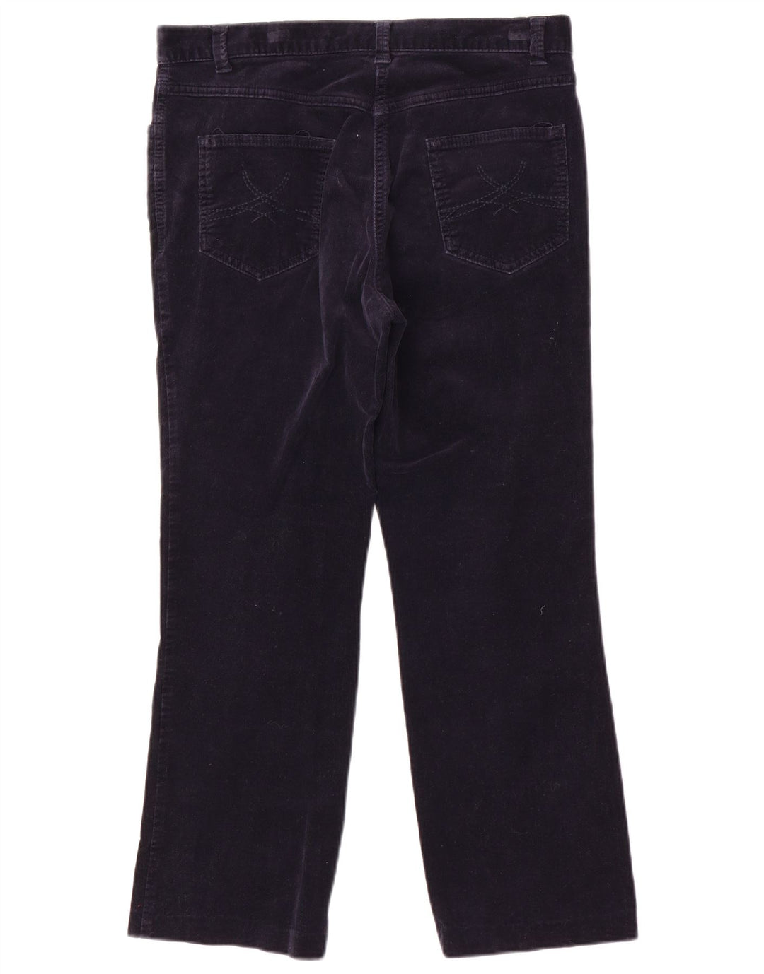 Marks & Spencer Pantalones cortos con corte de bota para mujer UK 12 Medium W32 L25 Navy B