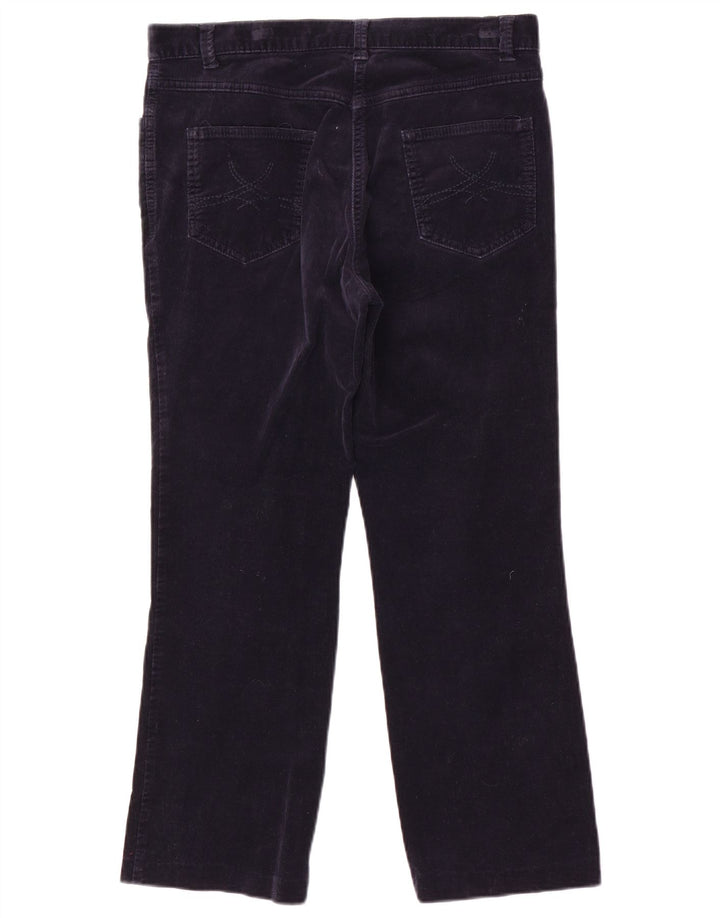 Marks & Spencer Pantalones cortos con corte de bota para mujer UK 12 Medium W32 L25 Navy B