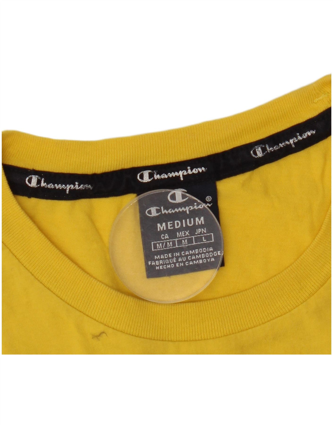 Champion Camiseta Gráfica Para Hombre Top Medium Black Colorblock