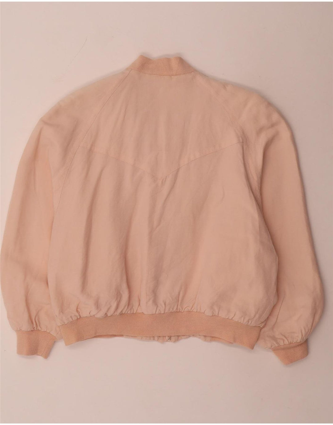 Vintage mujer chaqueta bomber de gran tamaño EU 40 rosa medio