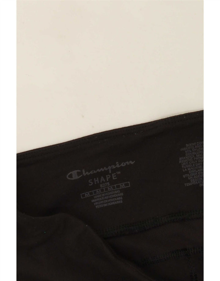 Champion Leggings Capri para Mujer UK 12 Medium Black Nylon