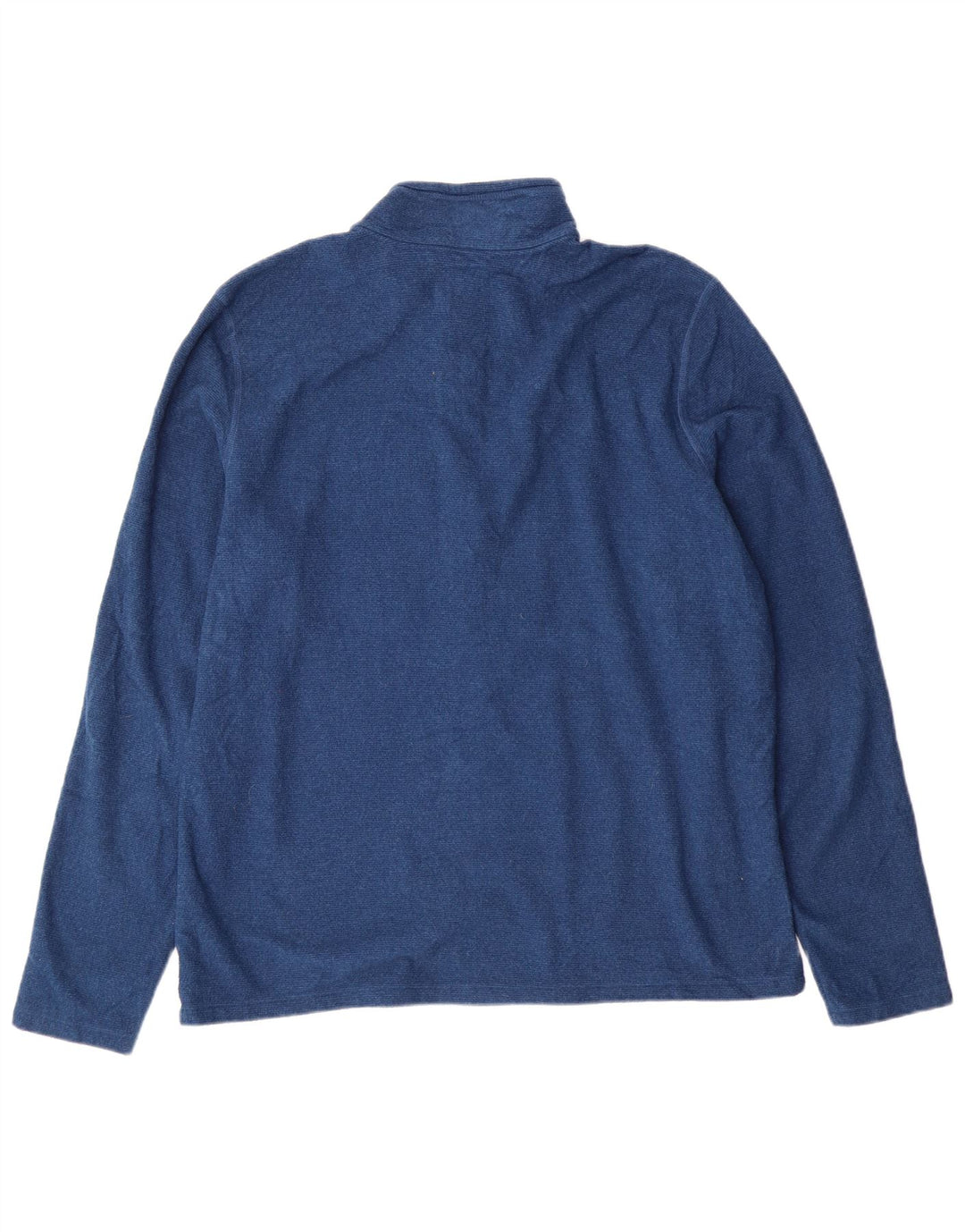 L.L.Bean Jersey de forro polar con cuello y cremallera para hombre Poliéster azul grande