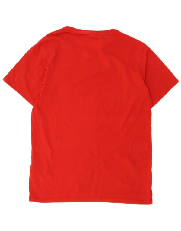 Polo Ralph Lauren - Camiseta de ajuste personalizado para hombre, color rojo medio, algodón