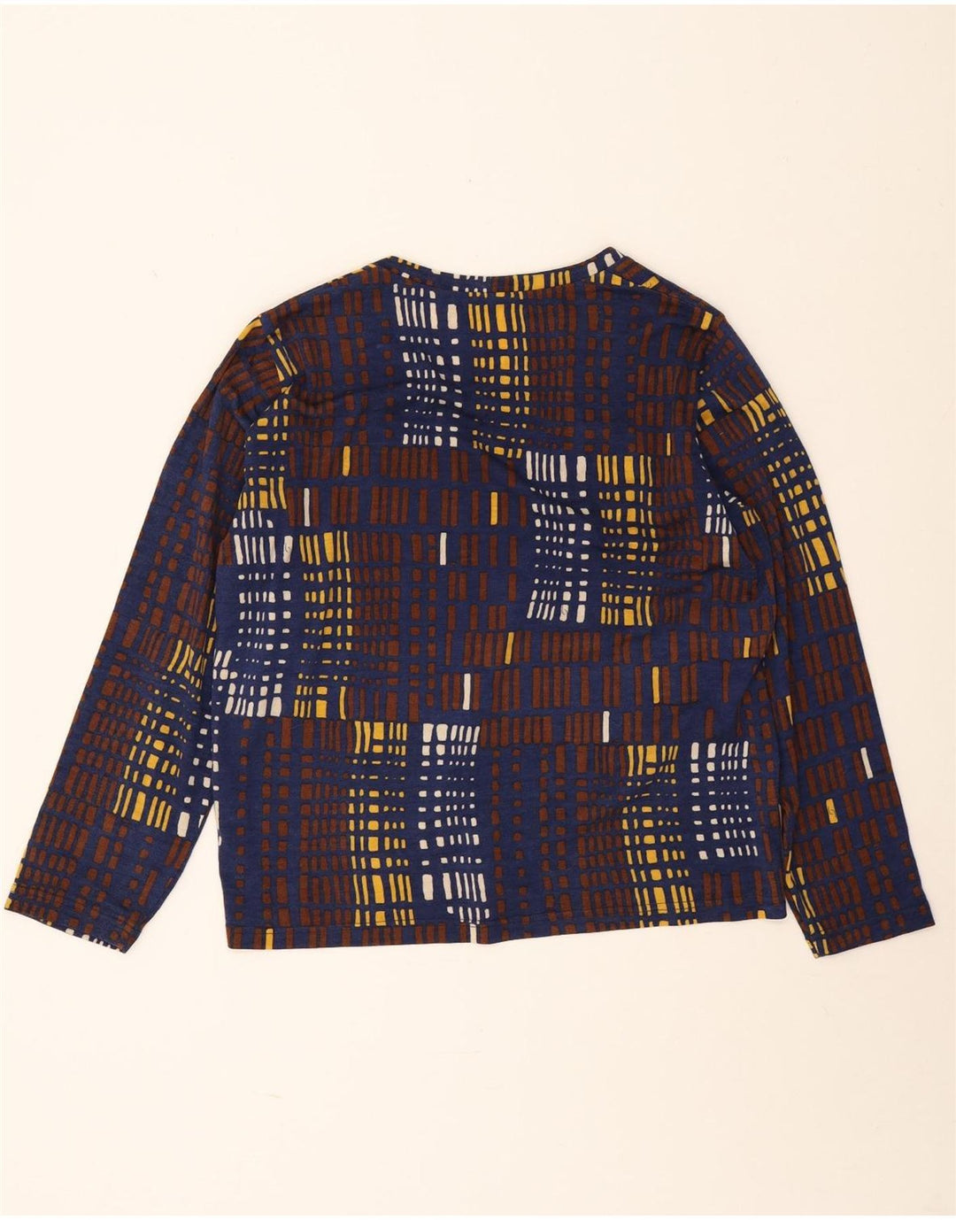 Conjunto Mujer Liola 2 Piezas IT 50 XL Lana Geométrica Azul Marino