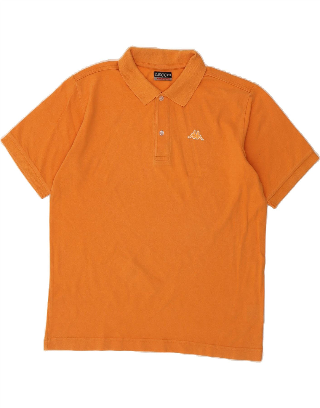 KAPPA Mens Polo Shirt Medium Orange Cotton Vintage Kappa and Second-Hand Kappa from Messina Hembry 