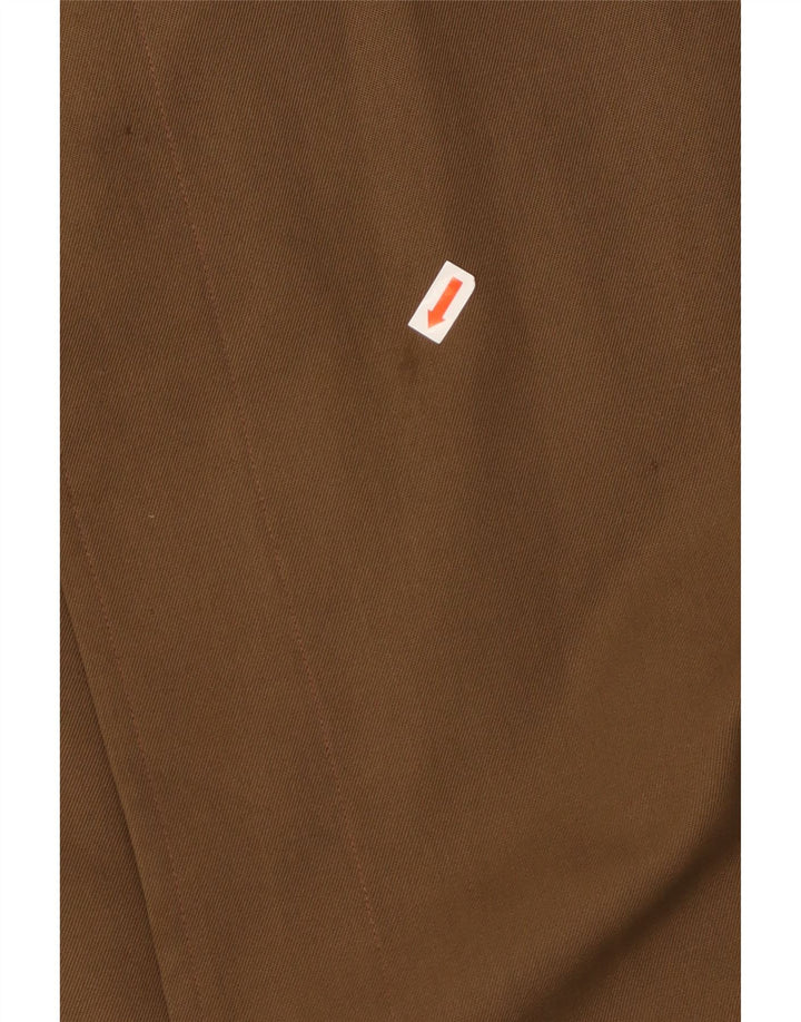 Vintage hombres abrigo Reino Unido 38 medio caqui