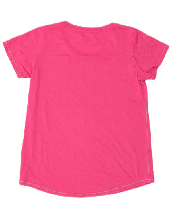 Champion Camiseta gráfica para mujer Top UK 44 Grande Poliéster rosa