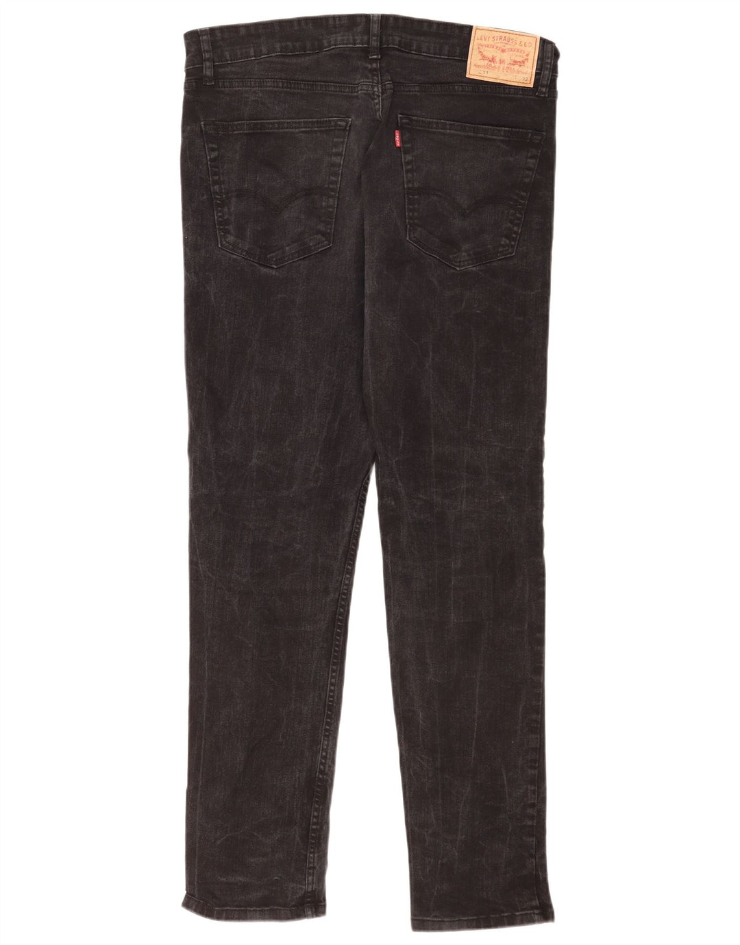 Levi's Hombre 511 Slim Jeans W34 L32 Algodón Negro