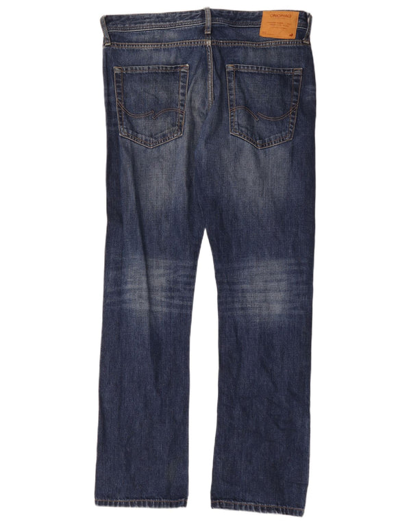 Jack & Jones Vaqueros rectos de corte regular Clark para hombre W34 L34 Algodón azul