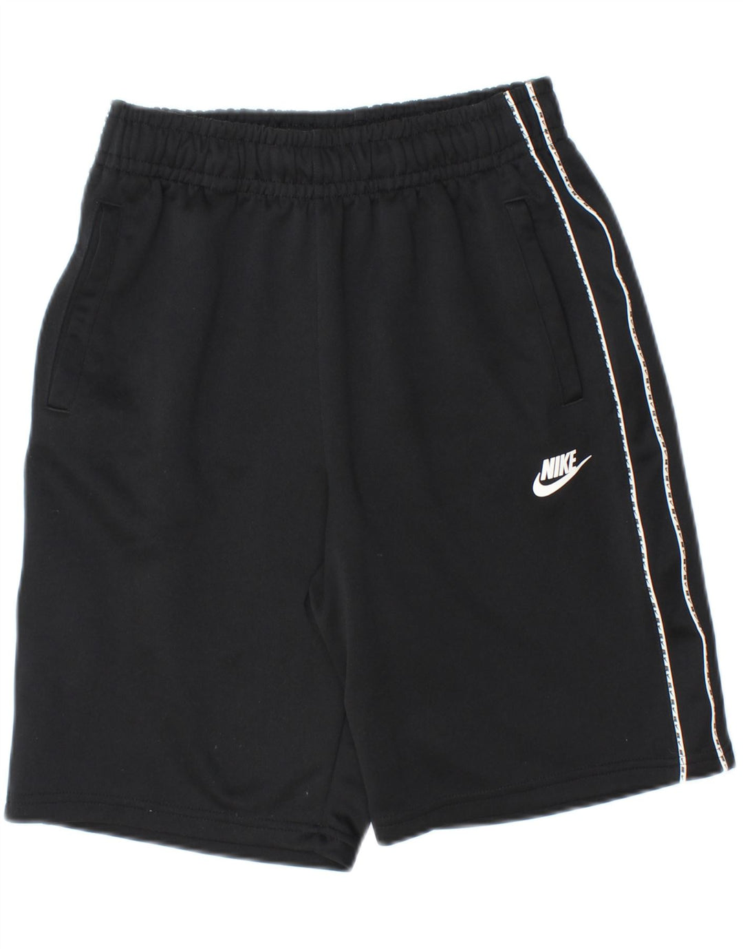 Nike Pantalones cortos deportivos para niños 13-14 años XL Negro Poliéster