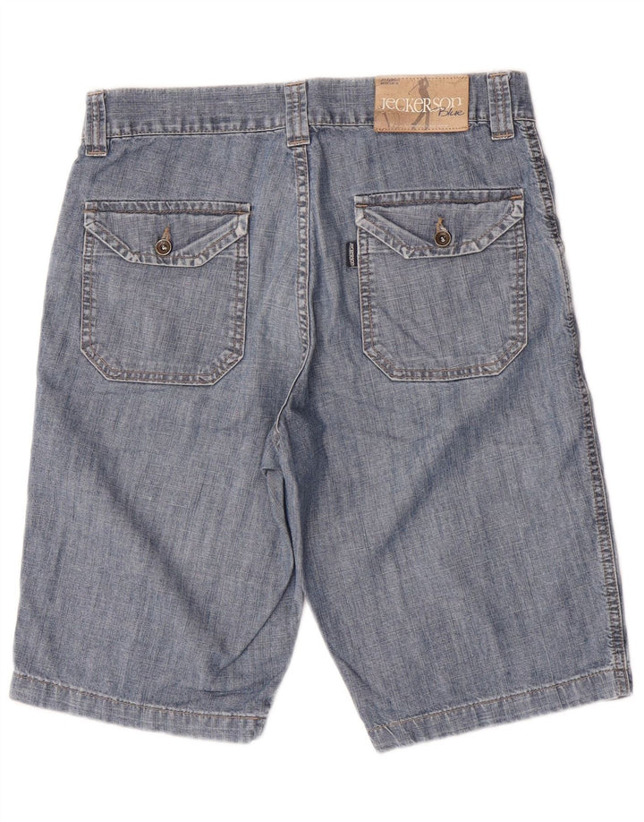 Jeckerson Shorts De Mezclilla Para Hombre W30 Algodón Azul Medio