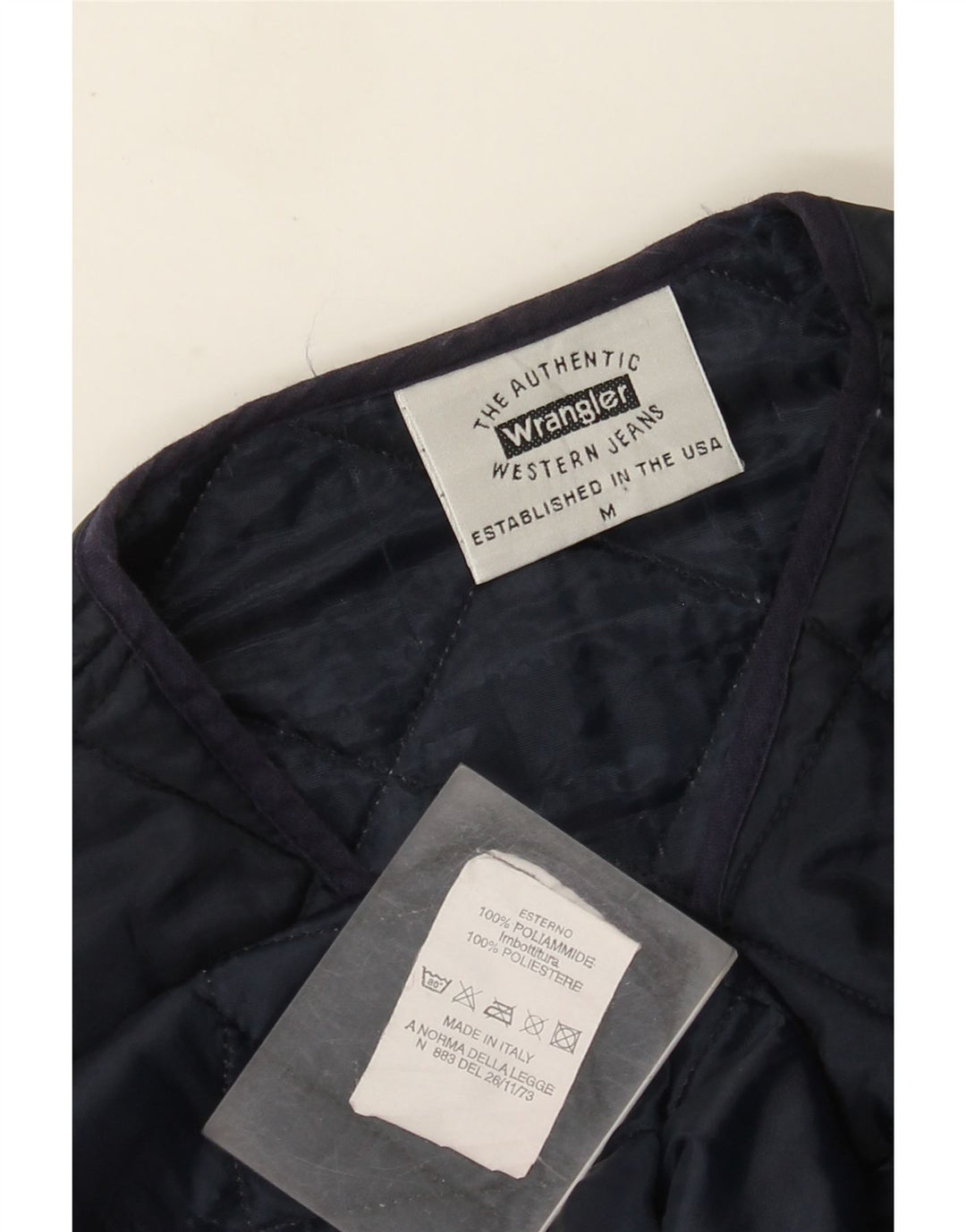 Wrangler Chaleco acolchado para hombre UK 38 Medium Azul marino Poliamida