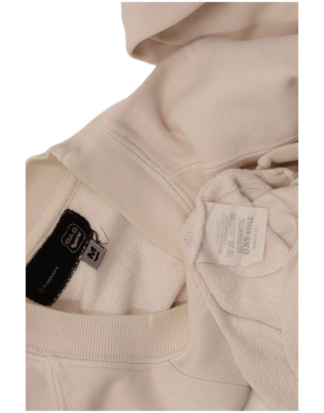 Gas Hombre Sudadera Gráfica Jumper Medium Off White Algodón