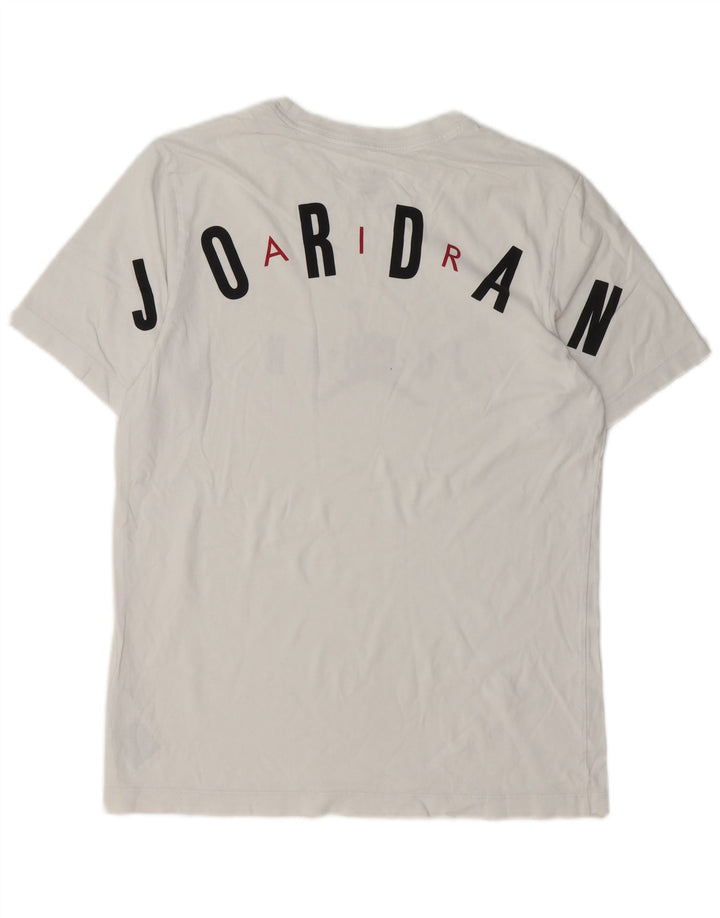 JORDAN Camiseta gráfica para hombre Top Medium White Cotton
