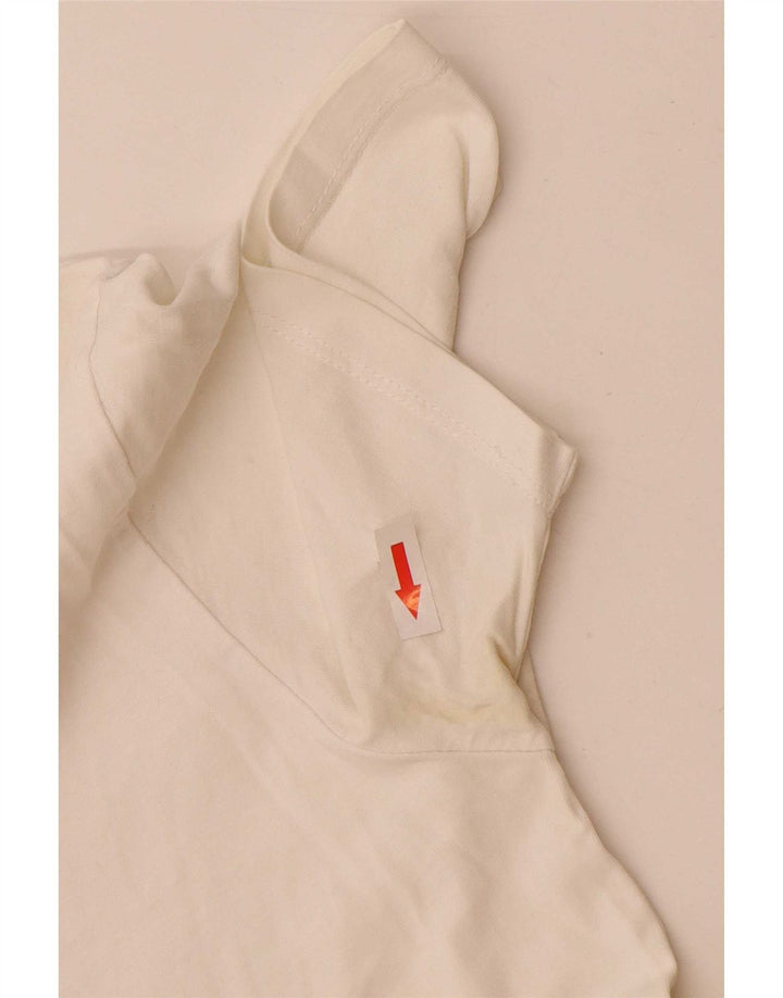Levi's Camiseta gráfica para hombre Top mediano de algodón blanco
