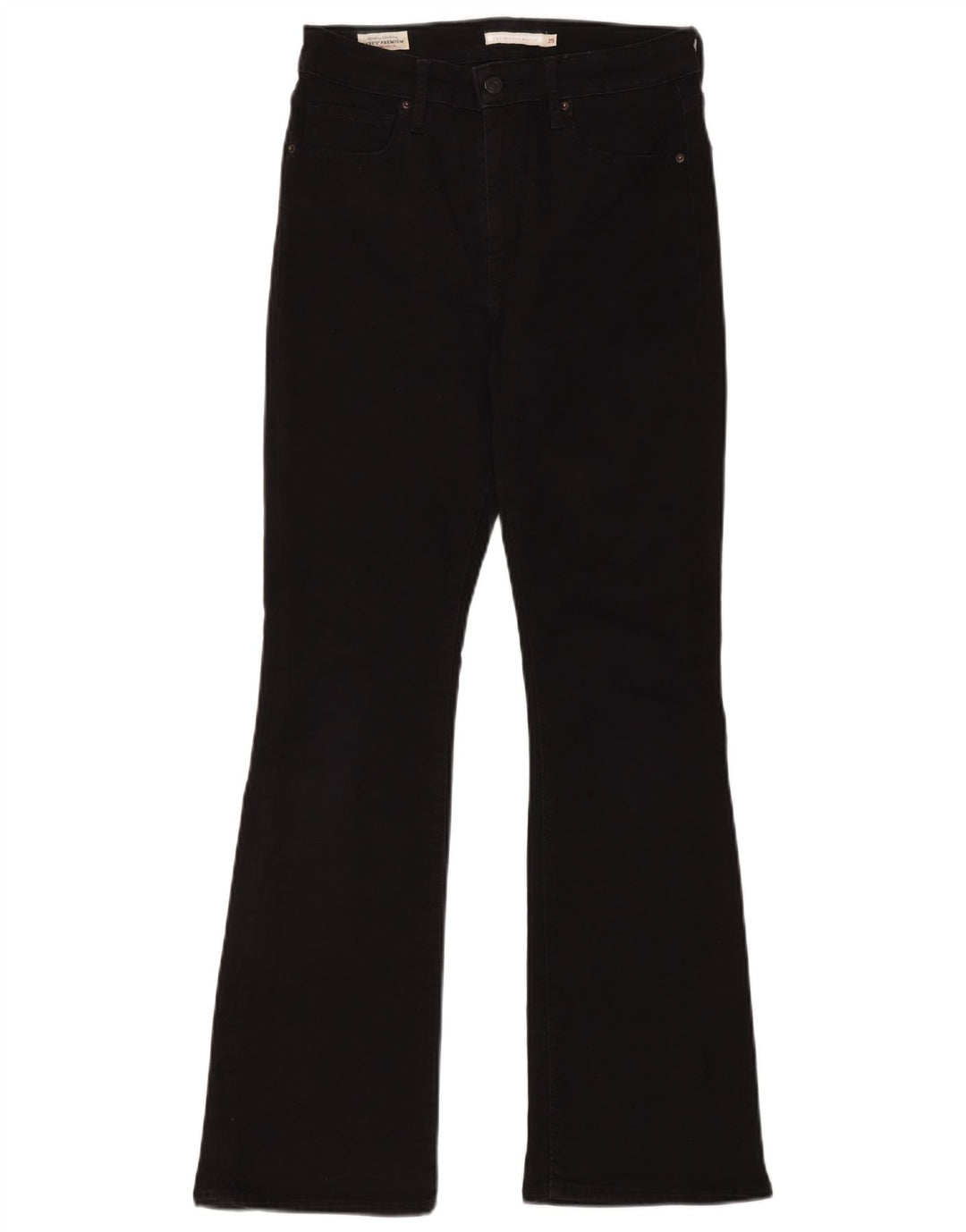 LEVI'S Vaqueros Bootcut De Tiro Alto Para Mujer W29 L30 Algodón Negro