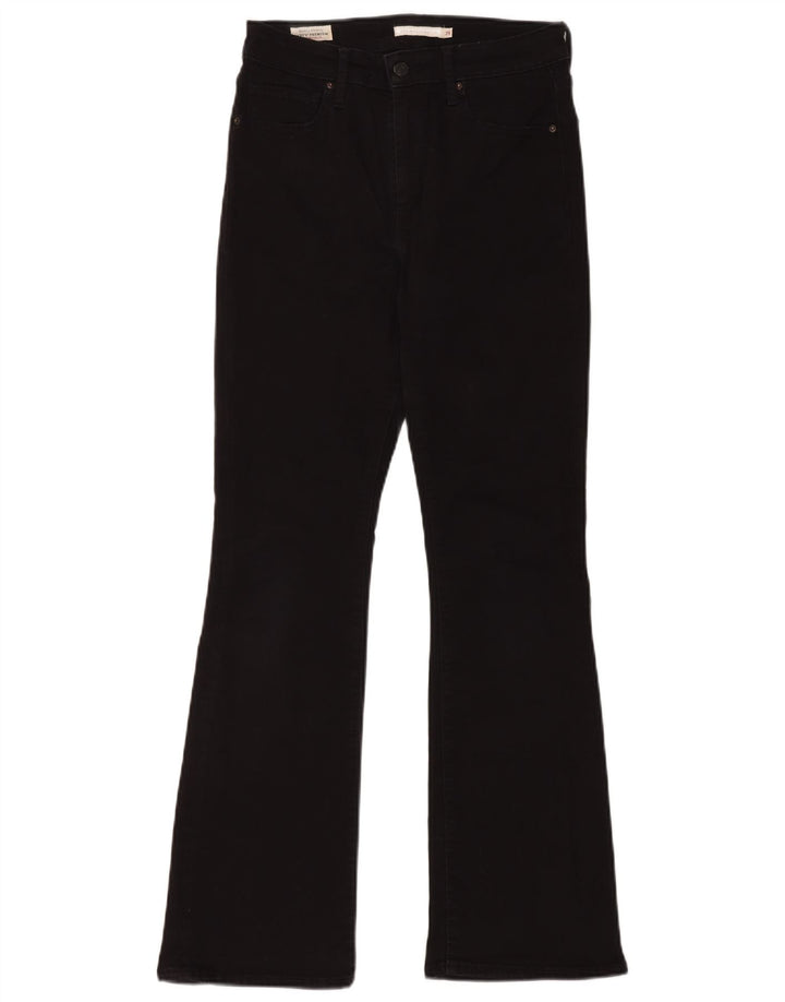 LEVI'S Vaqueros Bootcut De Tiro Alto Para Mujer W29 L30 Algodón Negro