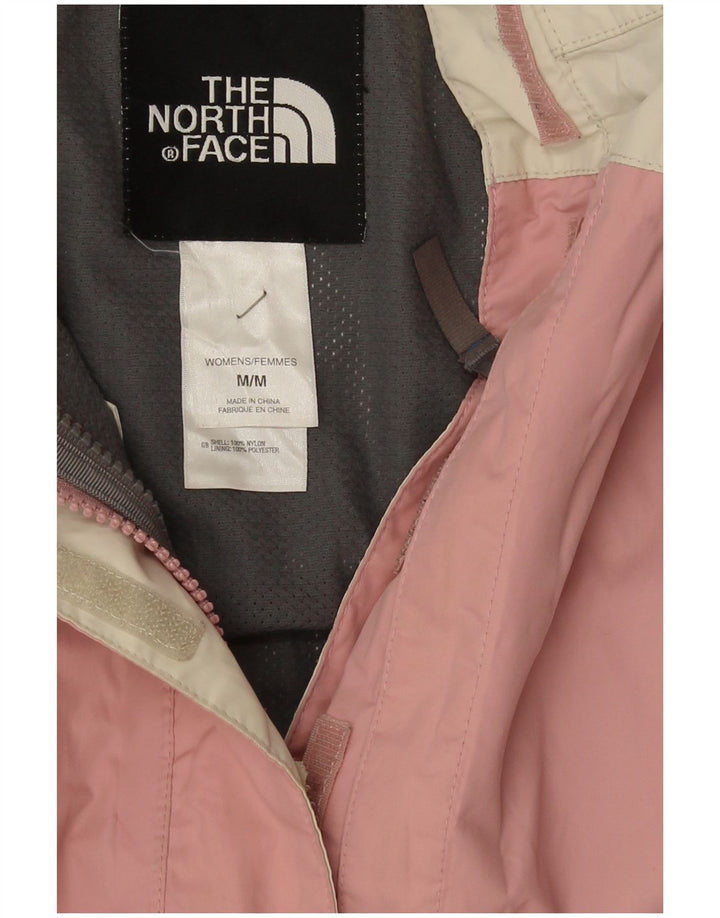 The North Face Chaqueta impermeable para mujer UK 40 Nylon color block mediano rosa