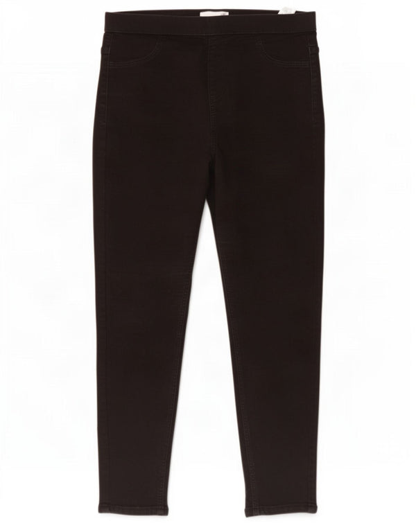 Marks & Spencer Jeans Jegging para Mujer UK 14 Large W32 L27 Algodón Negro