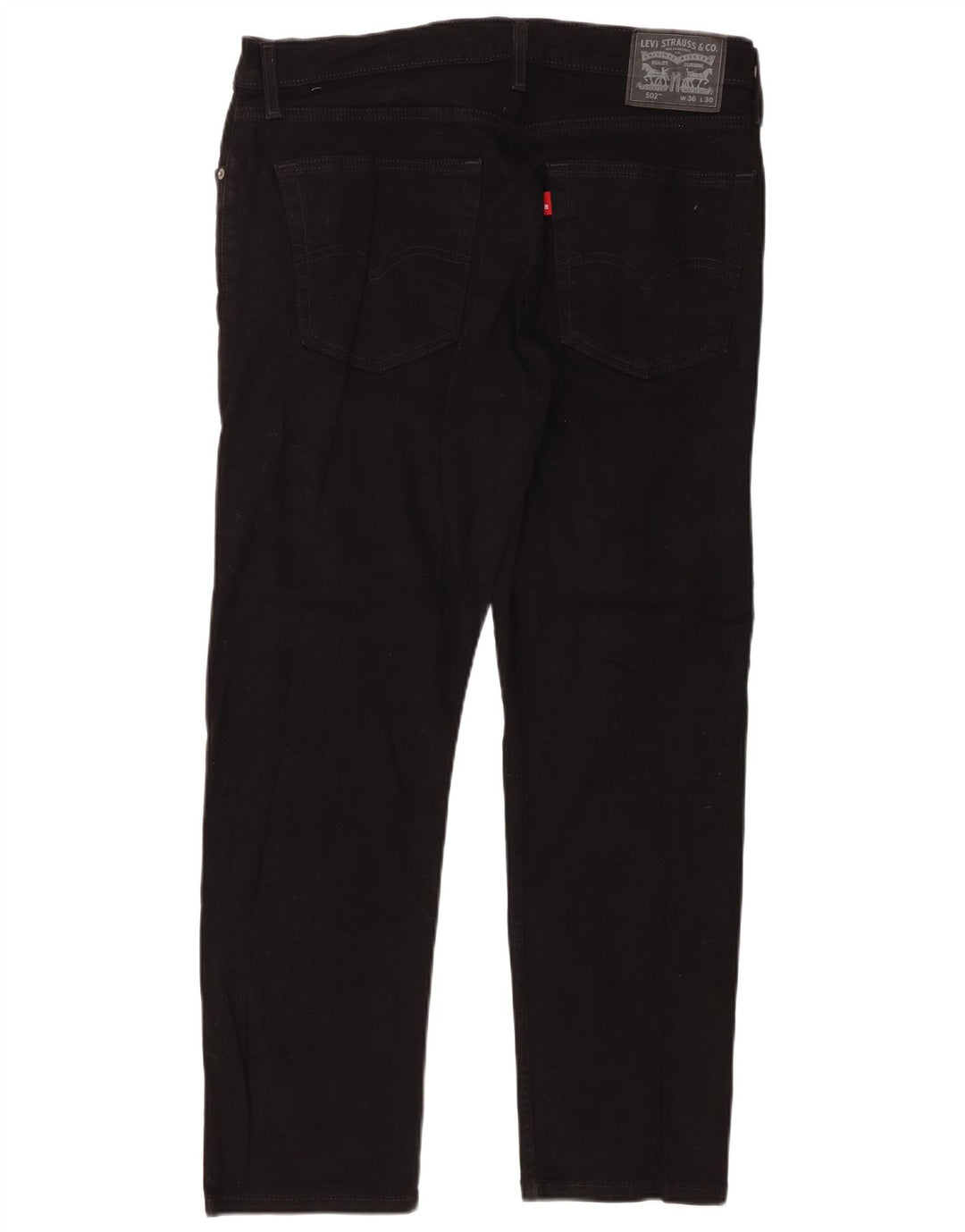 Levi's Vaqueros cónicos 502 para hombre W36 L30 Algodón negro