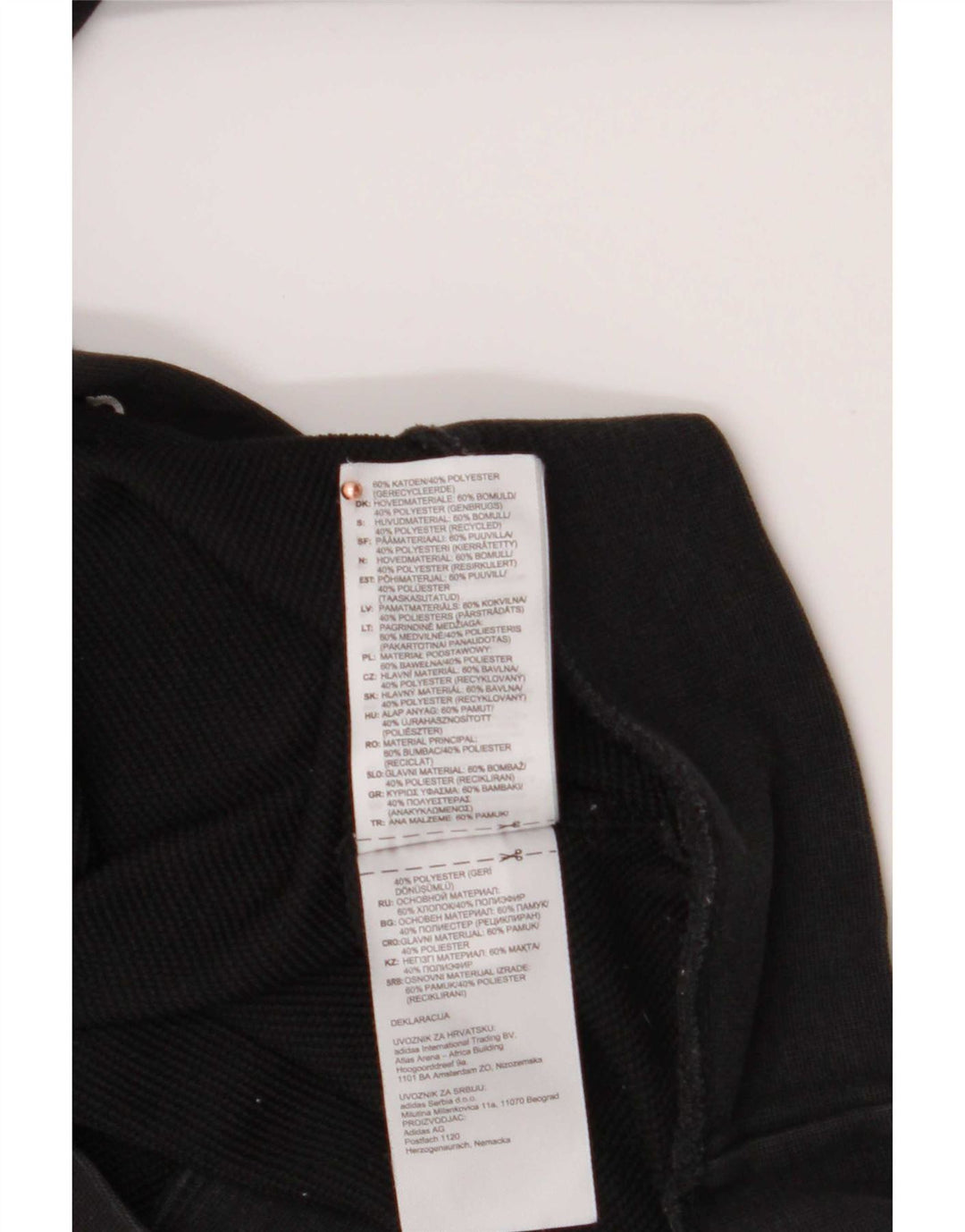 Adidas Hombre Sudadera Gráfica Jumper Medium Negro Algodón
