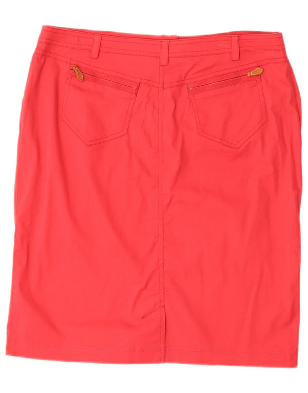Luisa Spagnoli Falda lápiz para mujer IT 48 XL W36 Algodón rojo
