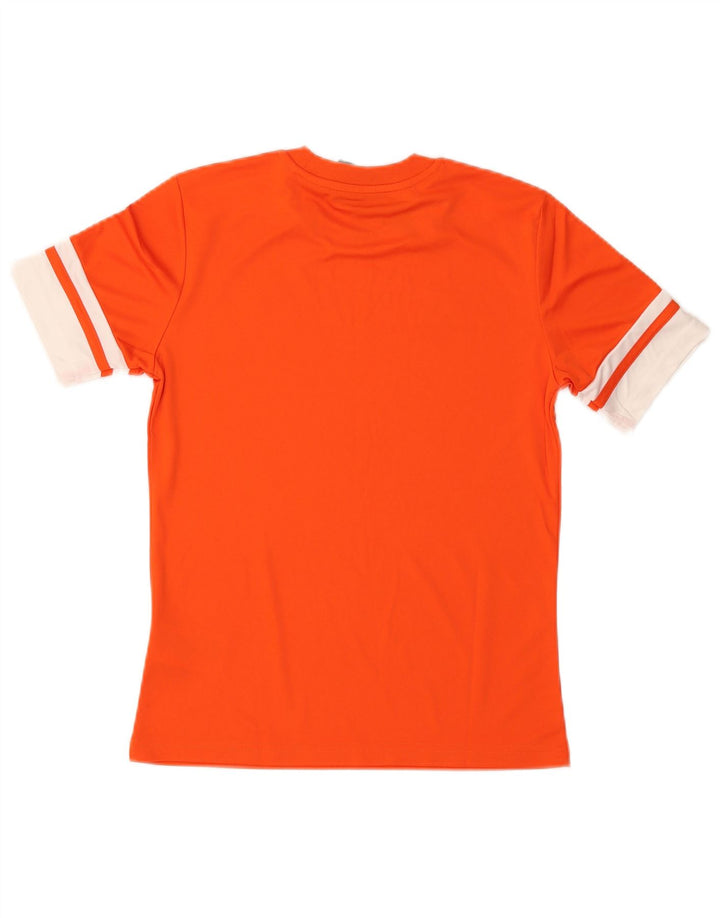 ADIDAS Camiseta gráfica Aeroready para niños 11-12 años Bloque de color naranja