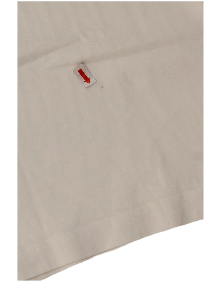 Nike Camiseta gráfica para hombre Top XL Blanco Colorblock