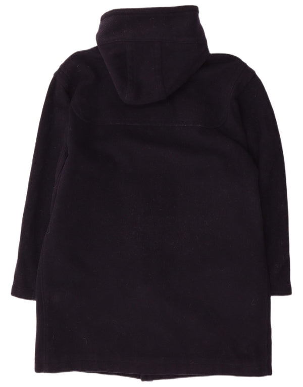 Sisley Trenca con capucha y elegancia relajada para hombre UK 36 Small Lana azul marino